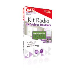 Kit radio 3x volets...